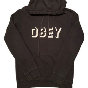 Black Obey hoodie (M)